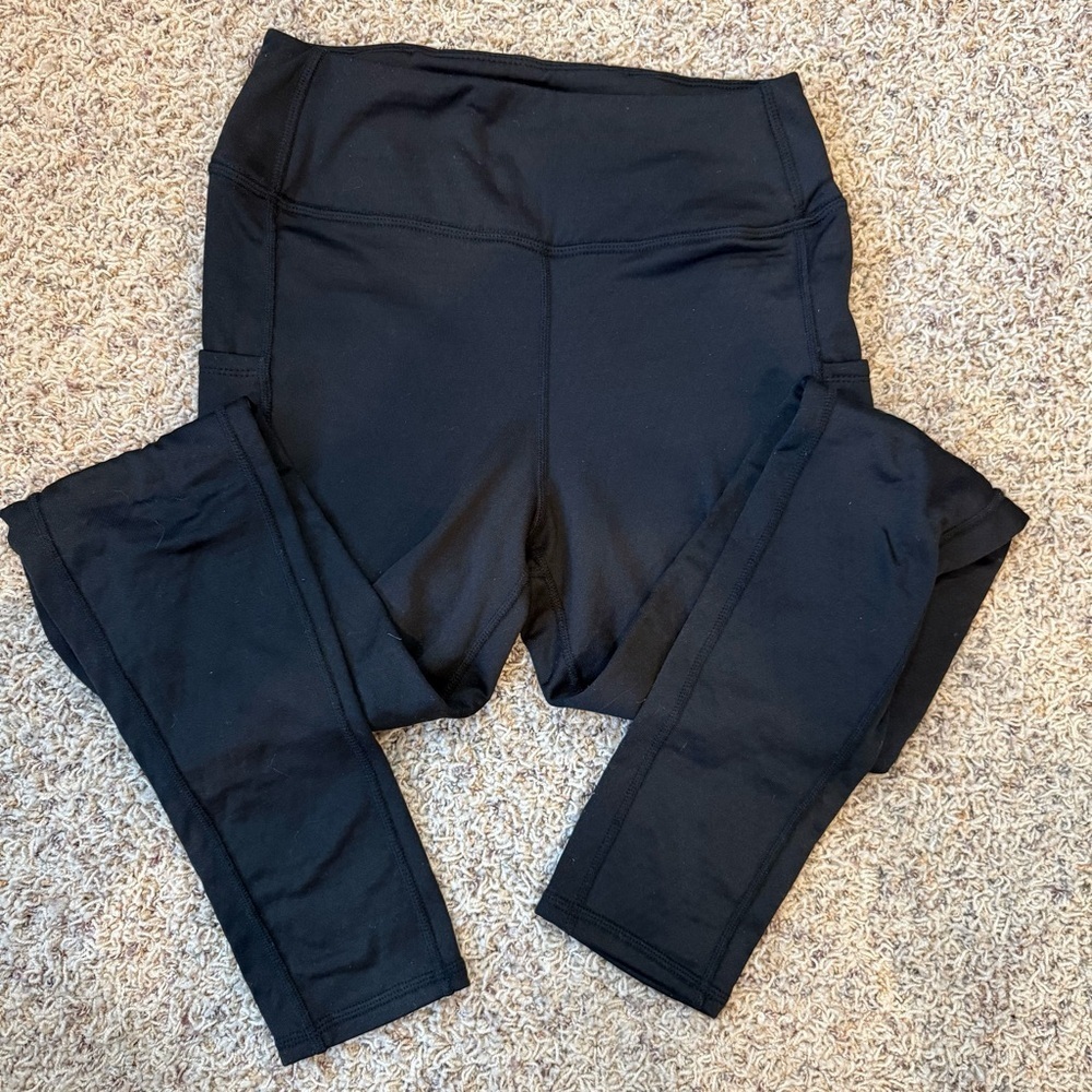 Cuddl Duds Climate Right Grid Warmth Black High-Waisted Base Layer Leggings XS - Picture 11 of 11